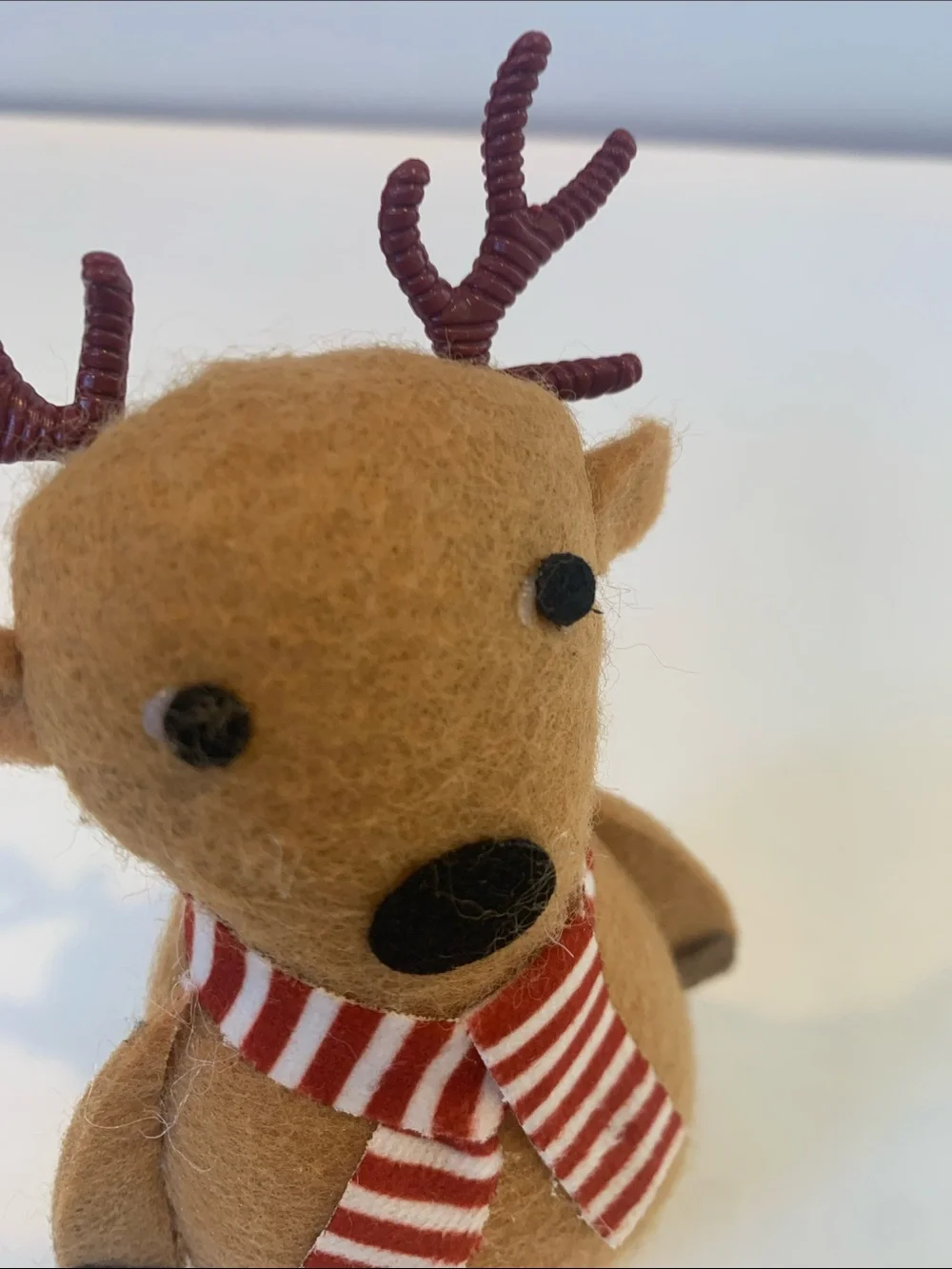 Target Brown Felt Reindeer Plush Bean Bag Base Christmas Winter Holiday Decor